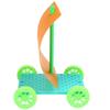 Wind Energy Car Model Set for Kid Teen Aged 8+ Hands On Science Educational Wind Powered Vehicle Physics Teaching Tool