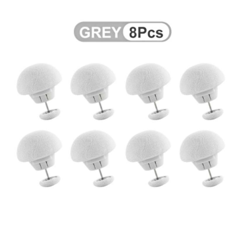 4-20pc Mushroom BedSheet Quilt Clip Anti-Slip Bedding Fasteners Reusable Duvet Cover Blanket Fix Buckle One Button Unlock