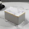 Leather Tissue Box Living Room Car Desktop Modern Minimalist Paper Towel Holder Decorative Accessory