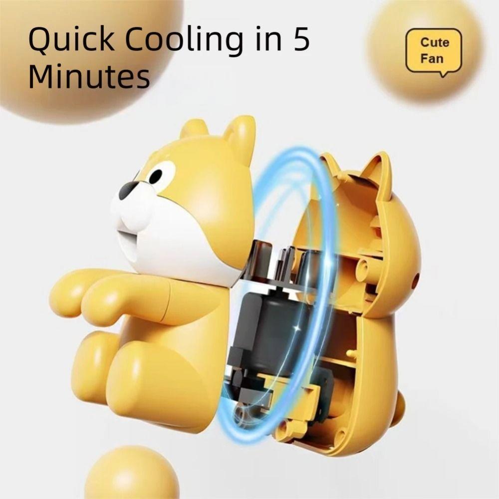 Mini Food Cooling Fan Clip-On Handheld Fan  for Cup Bowl Noodles Water Cooling Artifact