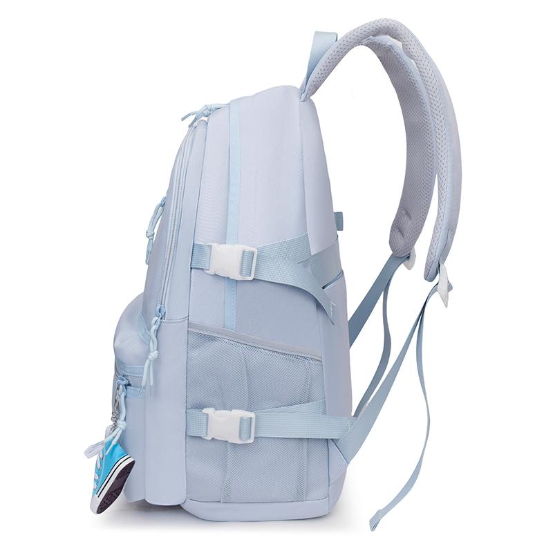 Zaino Monocolore Studenti Scuole Medie Grande Capacità Leggero Borsa Scolastica Borsa per Pendolari per Computer