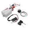 Controller per Bicicletta Elettrica 12V 500W Interruttore Controllo Velocità Set Chiave di Blocco per Tricicli Elettrici Motociclette