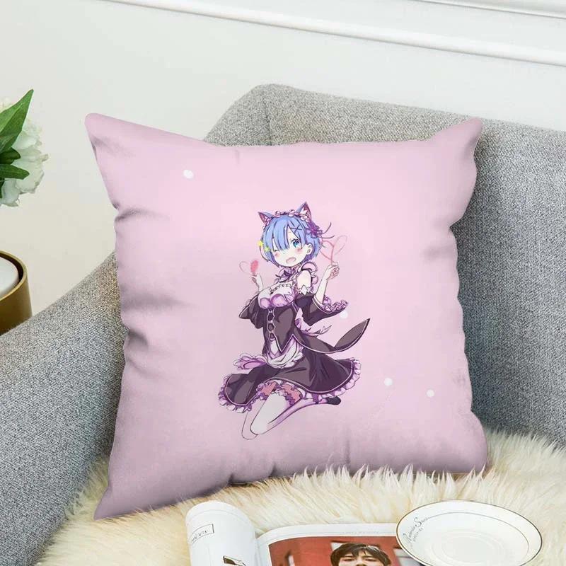 Pillowcases for Pillows Anime Pillow Cover 40x40 Pilow Cases Decorative Cushion Covers Pillowcase Cushions Home Decor Sofa