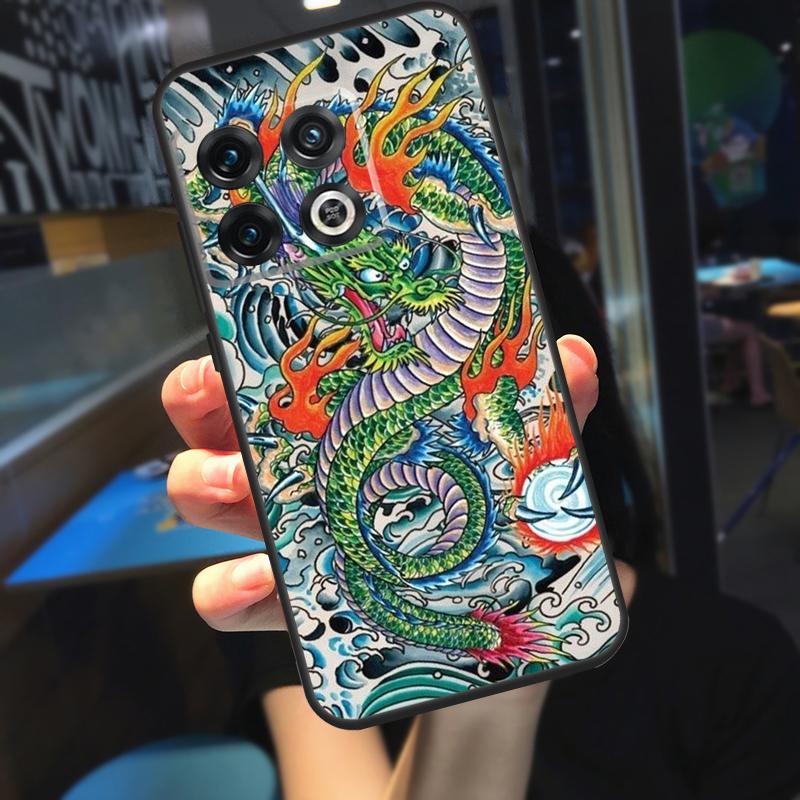 Chinese Dragon Funda For OnePlus 10T 8T 9RT 12 13 13R 11 9 10 Pro OnePlus Nord 4 CE 2 3 Lite N20 N30 Case