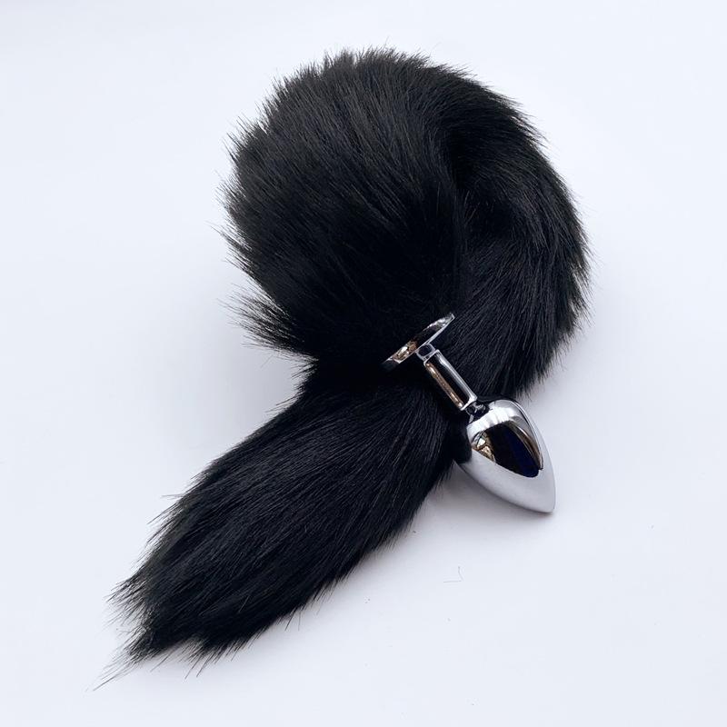 4 Sizes Metal Butt Plug Fox Tail Intimate Toys Anal Extender Dilator Sex Shop Products Erotic Games Goods For Adult products