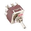 On ON 2 Position Toggle Switch 3PDT 9 Pin 12mm 15A250VAC