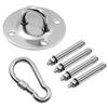 Heavy Duty Swing Hooks Stainless Steel Hammock Wall Mount Anchor Hooks with 4 Screws Aerial Yoga Sandbag Swing Gym Add- Practical Use