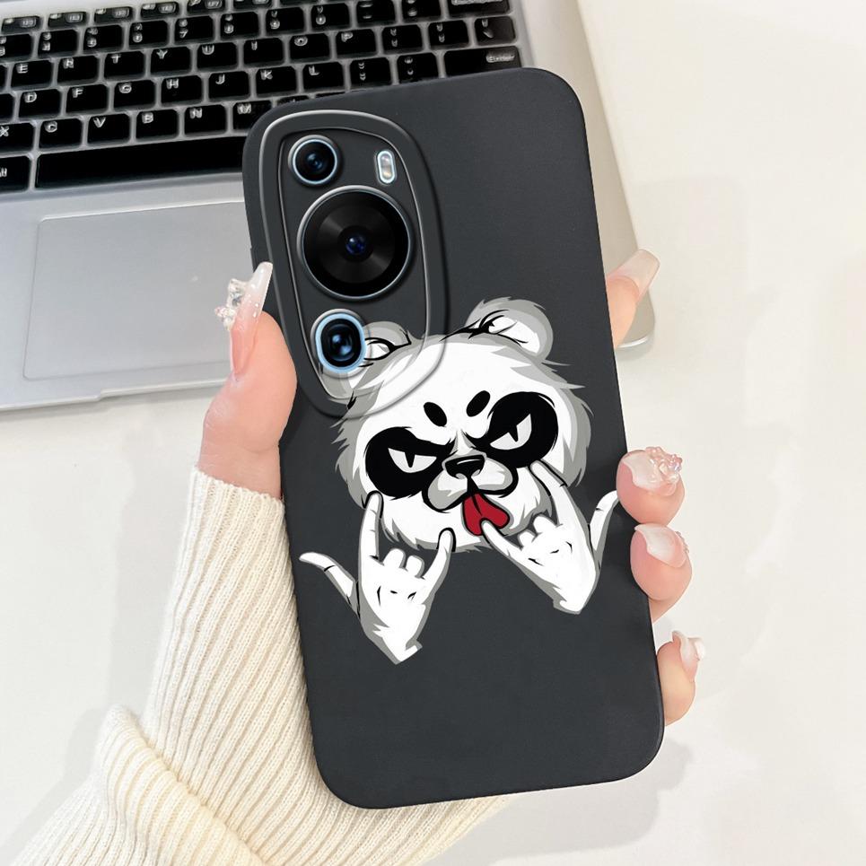 Cartoon Fashion Back Shell For Huawei P60 / P60Pro / P60Art Phone Bumper Case Soft Silicone Dragon Astronaut Funda HuaweiP60 Bag