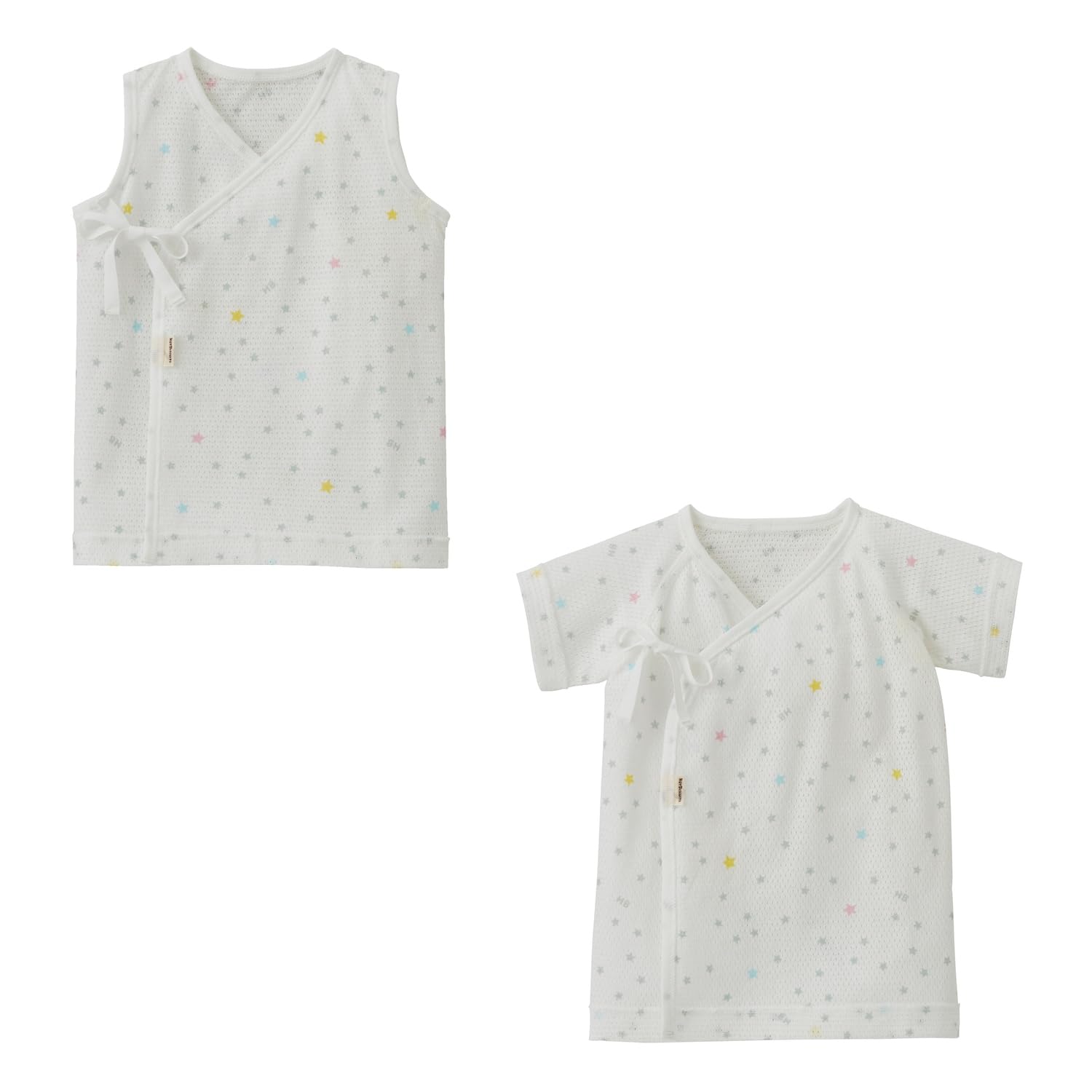 

MIKI HOUSE HOT BISCUITS Сет сетчатого нижнего белья для мальчиков и девочек, для младенцев и детей, белый, 60 см, 74-9951-793 белый