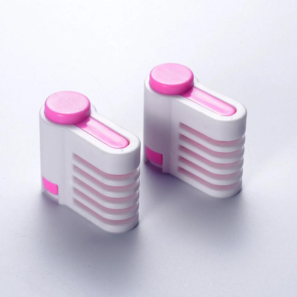 

Разделитель для торта из нержавеющей стали, набор для нарезки пирогов, 5 слоев, кухонные принадлежности, инструменты для выпечки, удобства, сделай сам, 1 пара розовый