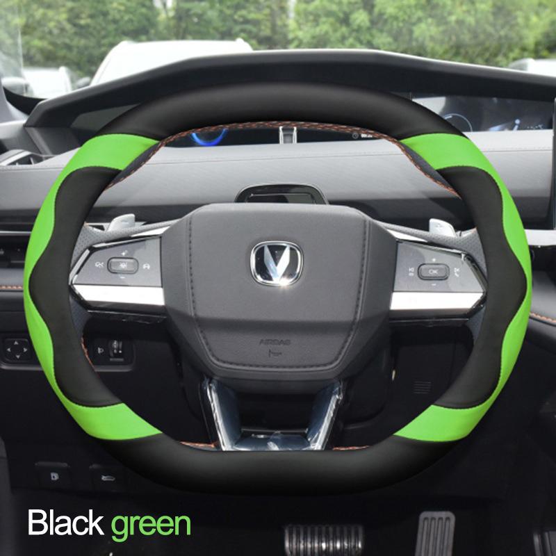 Car Steering Wheel Cover Wrap Holder for Changan UNI-V UNI-K Lamore CS55plus 2th Gen 2026 2026 2026 Double D Type Steering-Wheel