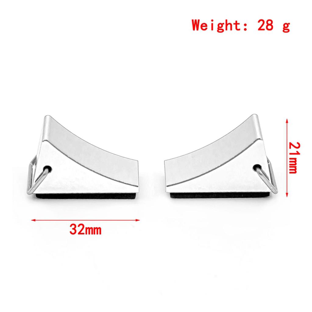 Aluminum Alloy Wheel Chock 2pcs RC Car Fix Block for 1 14 1 12 1 10 RC Car