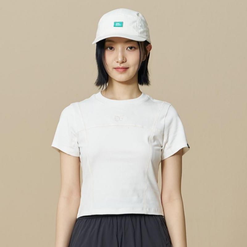 BBC EARTH Women T shirT Color Line shorT Sleeve