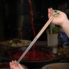 Hanging Stainless Steel Extended Chopsticks Fried Household Hot Pot Tableware Kitchen Anti-scald Fried Youtiao Long Chopsticks