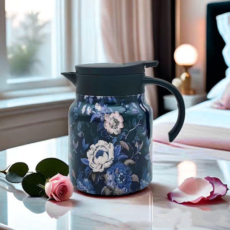 Stainless Steel Insulated Tea Pot with Tea and Water Separation