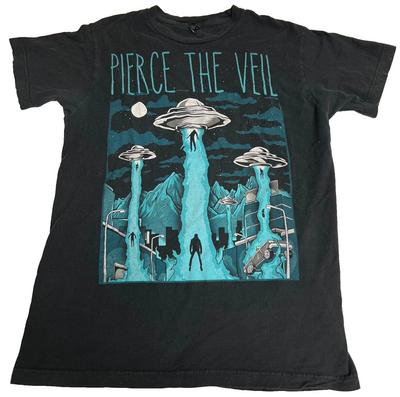 Pierce The Veil Band Shirt UFO-Entführung Baumwolle Unisex T-Shirt S-4XL Unisex T-Shirt