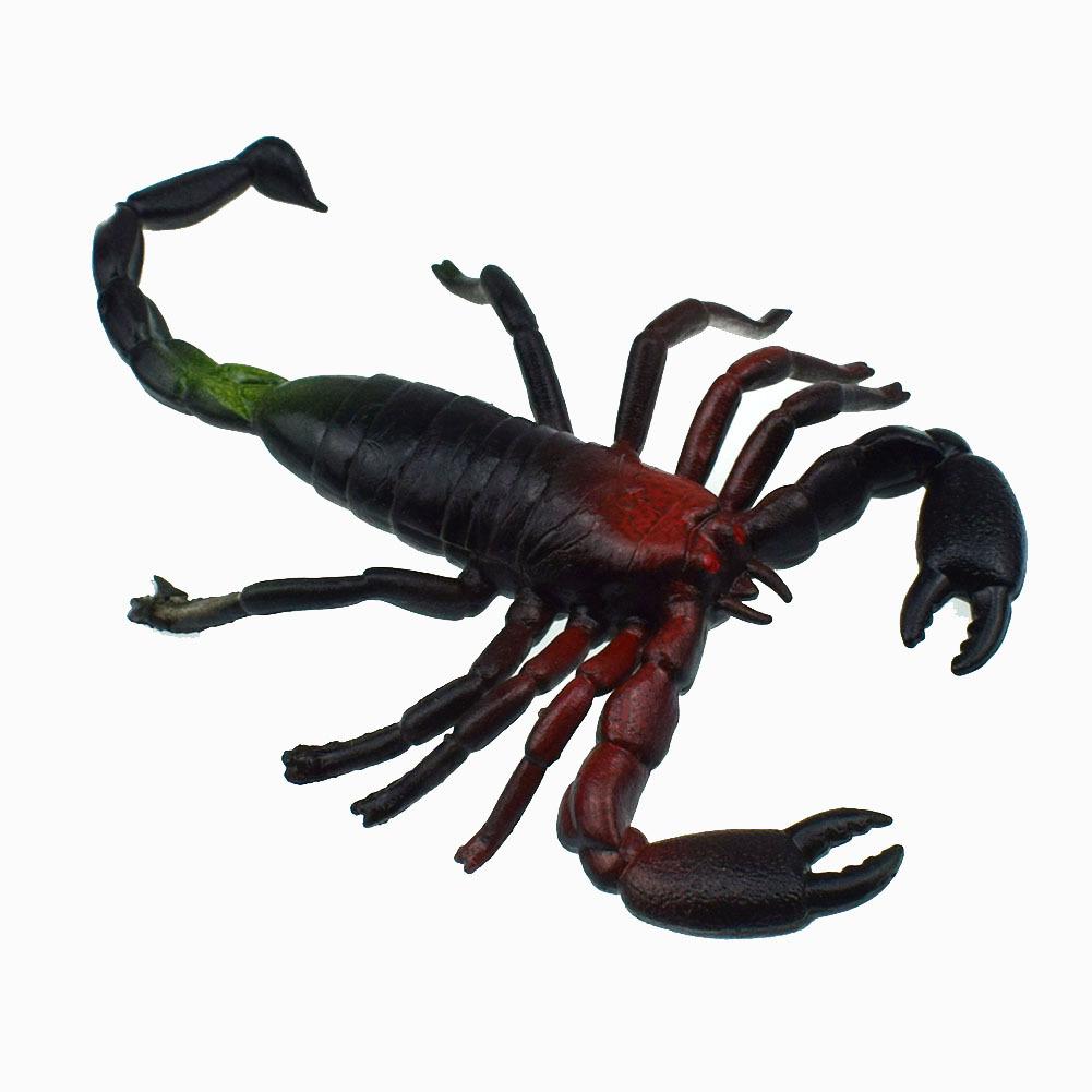 1PCS Tricky Spoof Horror Animal Soft Plastic Insects Toys Model Spider Scorpion Lizard Locust Animals Figures Office Prank Toys