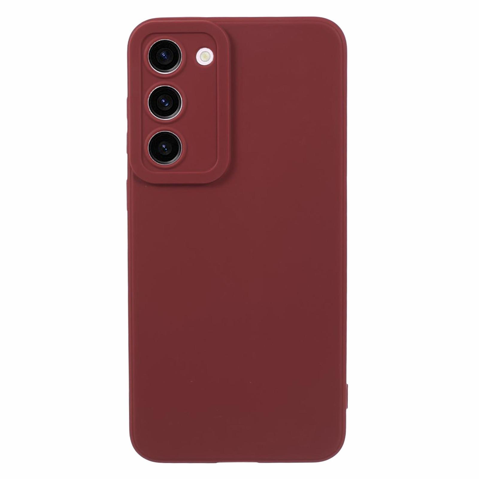 

YX Series For Samsung Galaxy S23 Phone Case Drop-resistant Matte Back Shell (Precise Cutout ) Wine Red