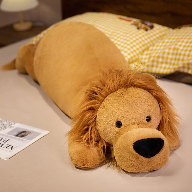 

Супермягкая длинная плюшевая подушка «Лесной лев» — Идеально для комфорта детей перед сном 40cm 0.14kg коричневый