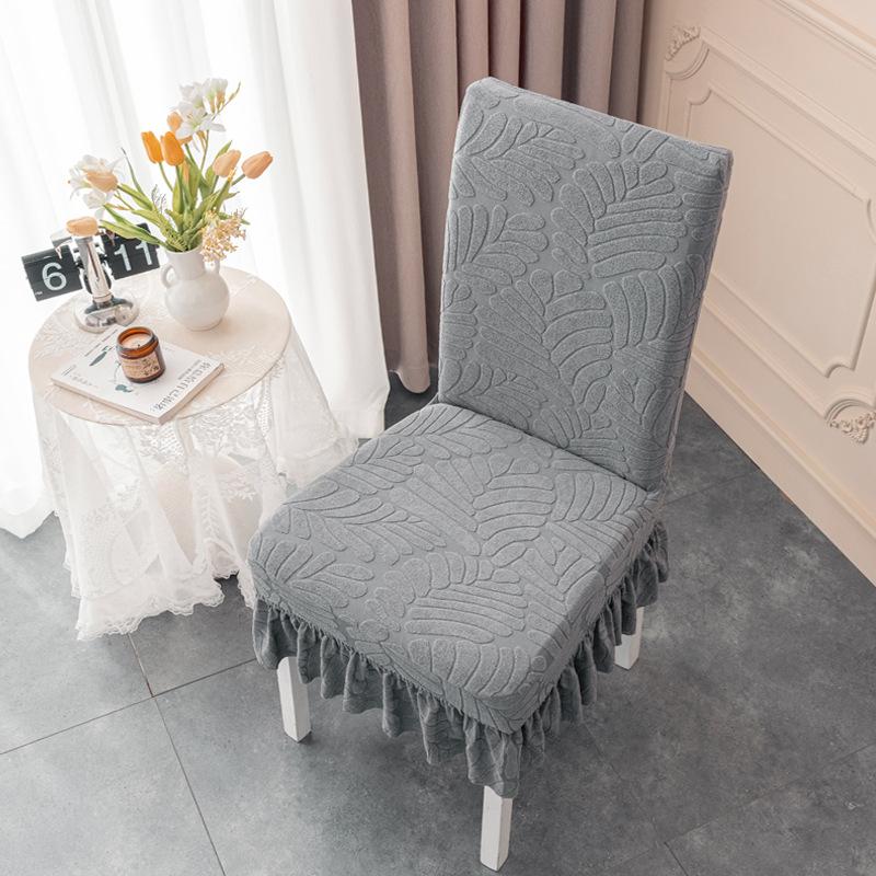 Chair Cover Seat Dining Table Backrest Cover Integrated Cover Set Combination Household Stool Cover Cover