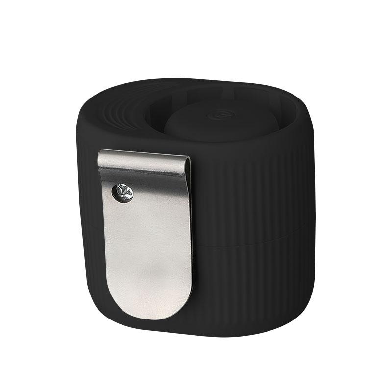 

Portable Outdoor Waist Fan Hanging Neck Strong Wind with Power Bank LED Lighting for Emergency Sport Outdoor Working Clip-on Fan чёрный