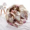 Victorian Princess Umbrella Automatic Open/close, Sturdy Iron Frame & 8-Rib Structure, Umbrella for Women & Men, Christmas Gifts