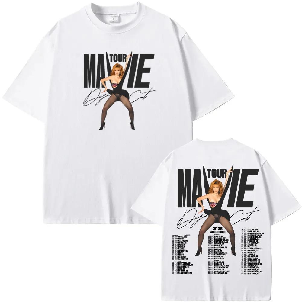 

Doja Cat T Shirt Ma Vie World Tour 2025-2026 Summer Hip HopTee-shirt Sleeve Korean Men Women Clothing Streetwear high quality 3XL