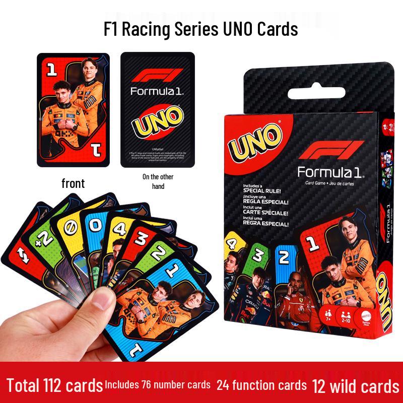 Genuine Mattel UNO Classic Card Game for Multiple Players - Casual Party Poker Table Game