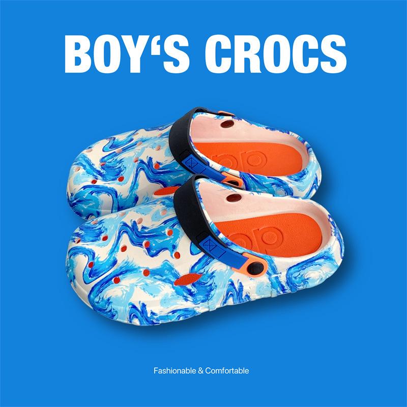 

Мужские нескользящие сандалии-клоги на толстой подошве - Тихие, без запаха, удобные для улицы и вождения. 38-39 [One size smaller]