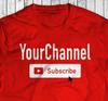 Maglietta Canale YouTube Personalizzato