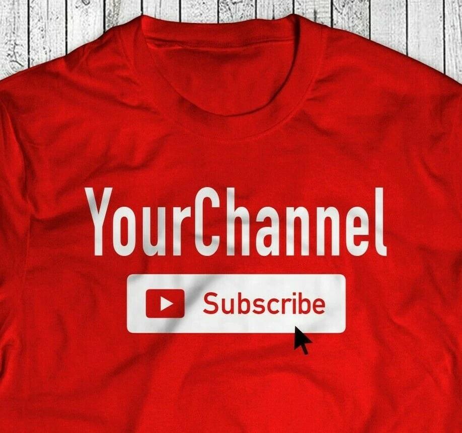 YouTube Custom Channel T-shirt L
