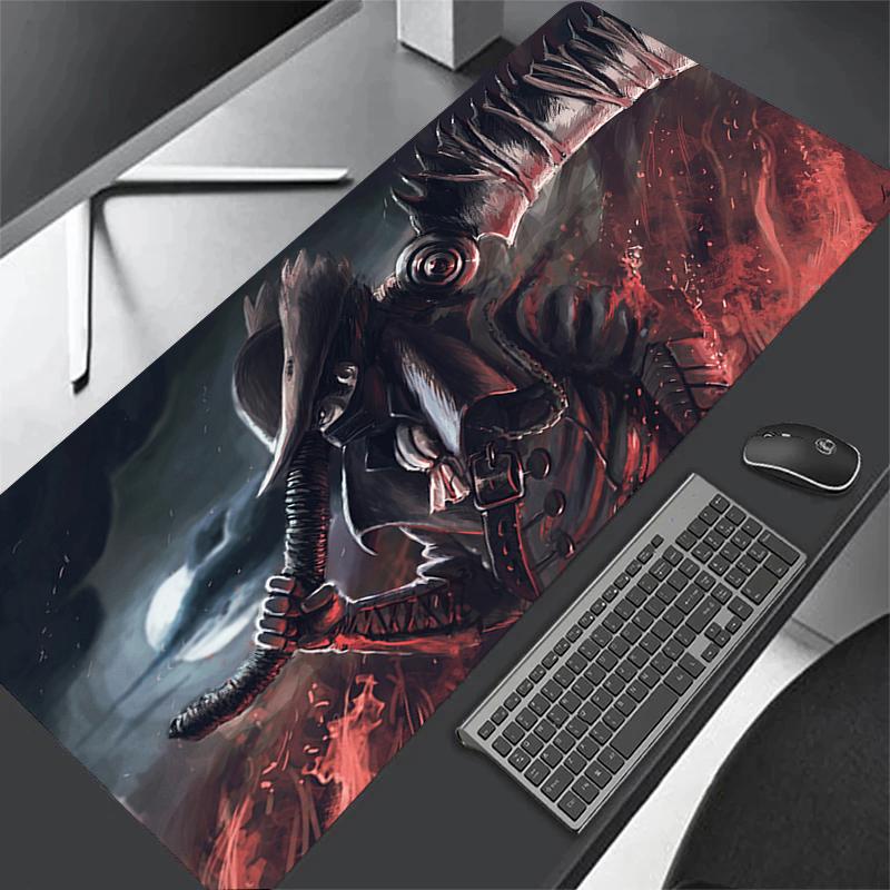 XXL Computer Anime Bloodborne Gamer XL Desk Mat Large Size Gaming Mousepad PC Keyboard Carpet Overlock Table Mouse Pad x