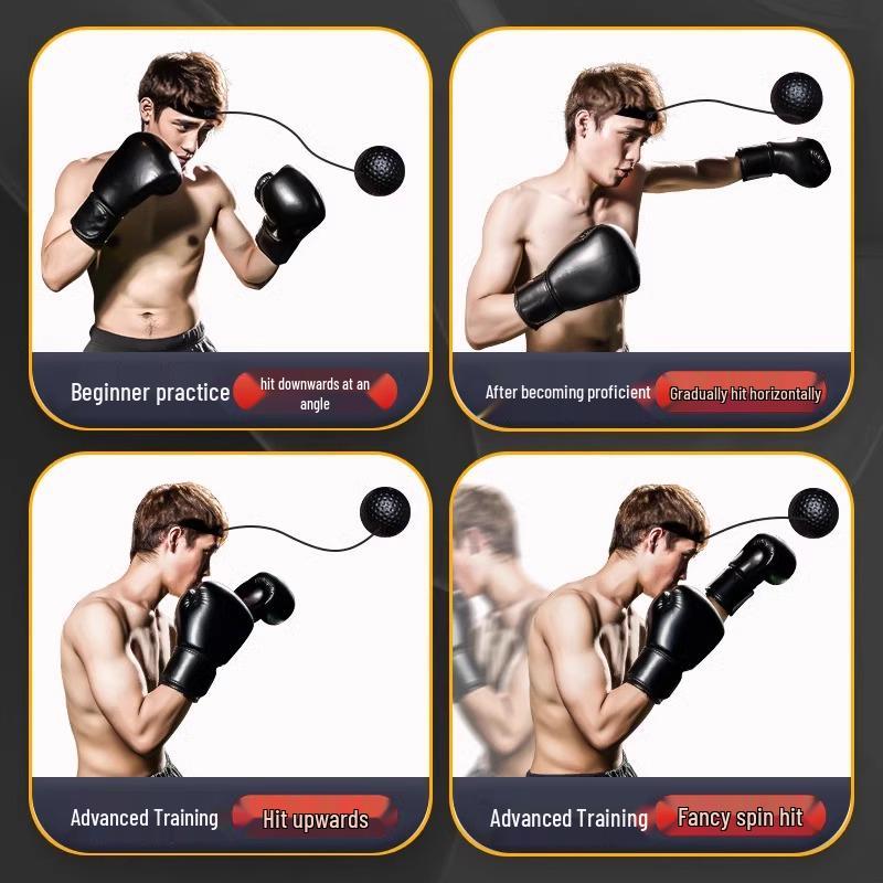 Boxing Reaction Ball for Kids & Adults - Focus, Fitness & Stress Relief