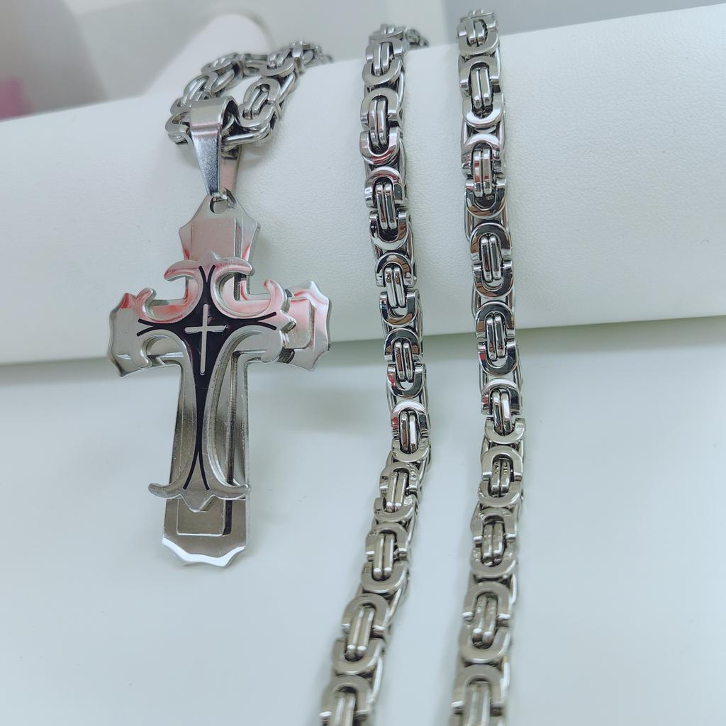 Fashion Trend Personalized 2026 Men's Pendant Necklace Jewelry Cross Jewelry Accessories