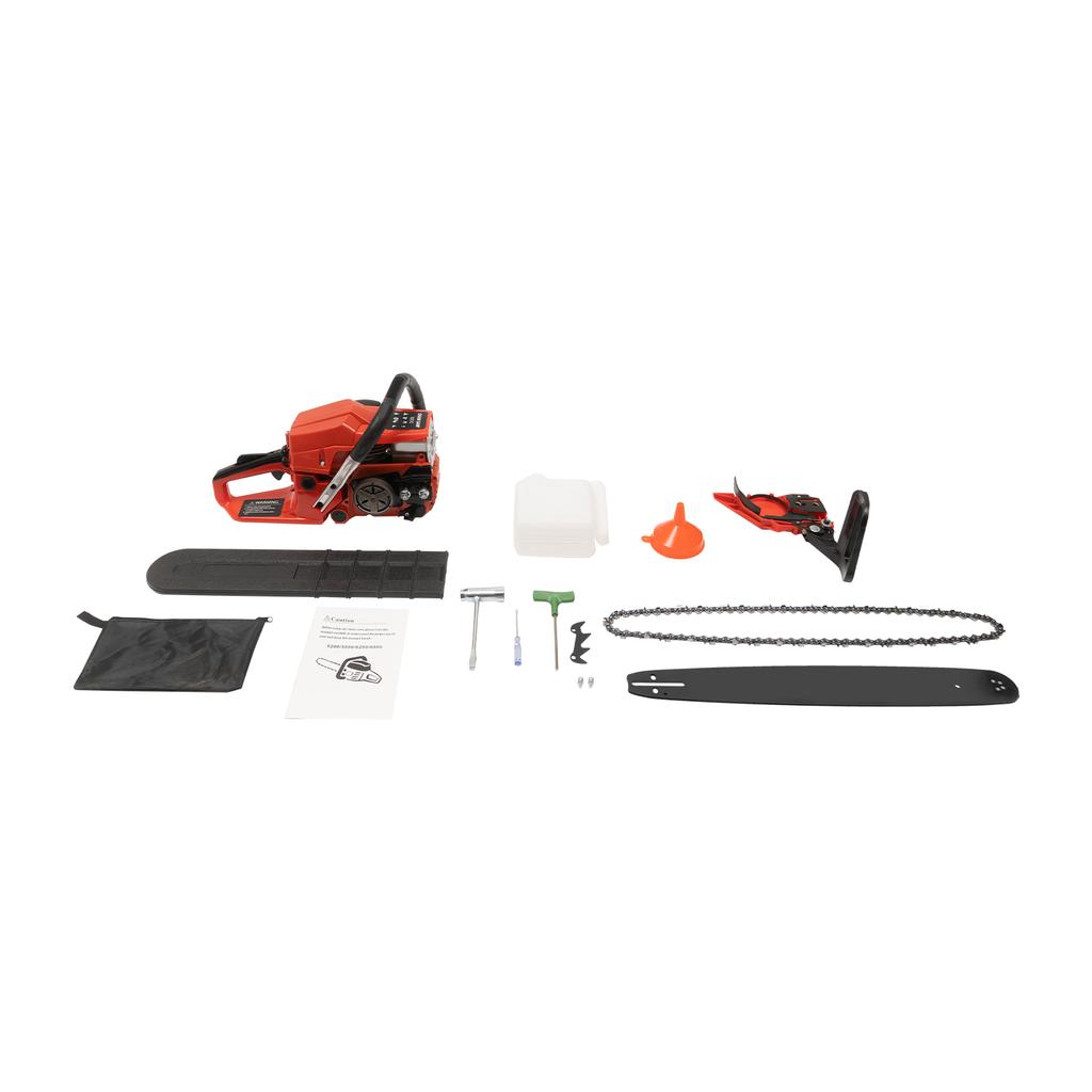 52CC Gasoline Chainsaw 20 Inch Gas Powered Chainsaw Cutting Wood Gas Sawing Chain Saw Set 2.2KW Gasoline Handheld for Farm