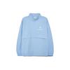MLB Los Angeles Dodgers Solid Color Drawstring Logo Half-Zip Stand Collar Long Sleeve Jacket Unisex Jackets Blue 3AWJB0233-07SBL
