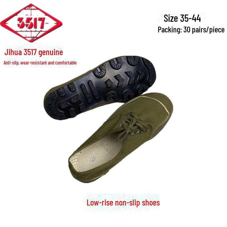 Men's Canvas Work Shoes for Construction and Farming - Summer Style