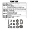12PCS/13PCS Piston Compressor Tool Kit Set Car Disc Brake Caliper Durable And Reliable Convenient 1 Set Rewind Back Brake