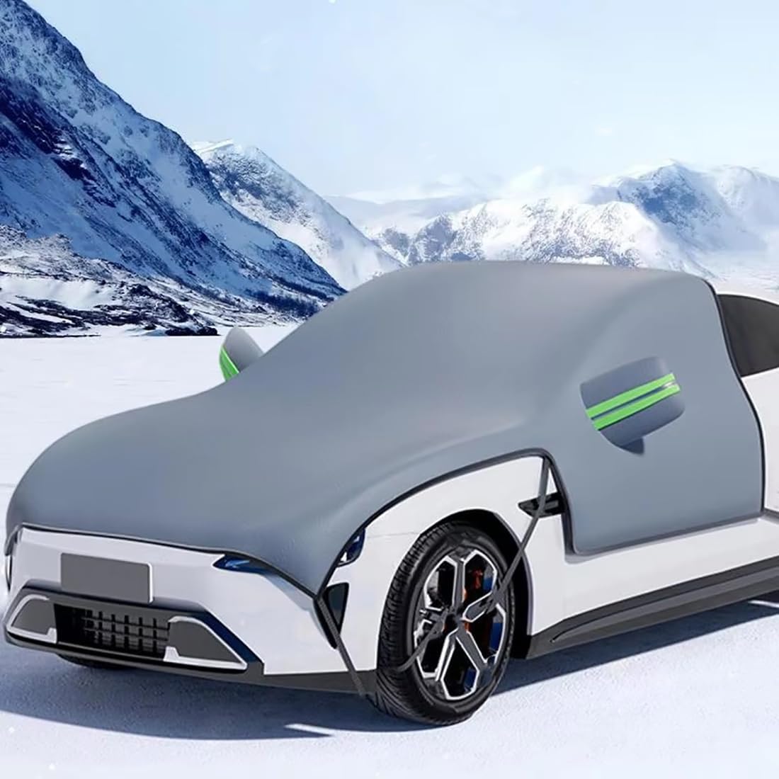 

Car Cover Automobiles Windshields & Hood Winter Snow Ice Frost Shield Protector Cover For SUV Trucks Car Exterior Accessories as photo