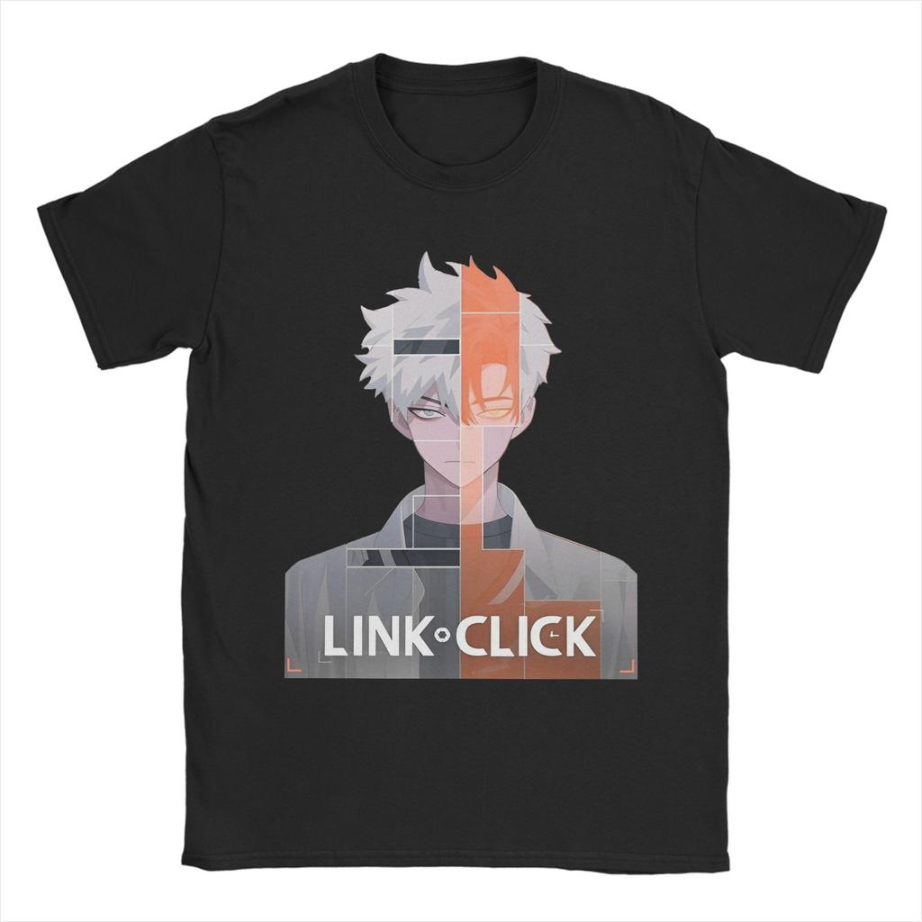 Mens TShirt Kawaii Link Click Alejandro Saab Zeno Robinson  Cool Cotton Tees Short Sleeve  T Shirt Crewneck Tops Plus Size