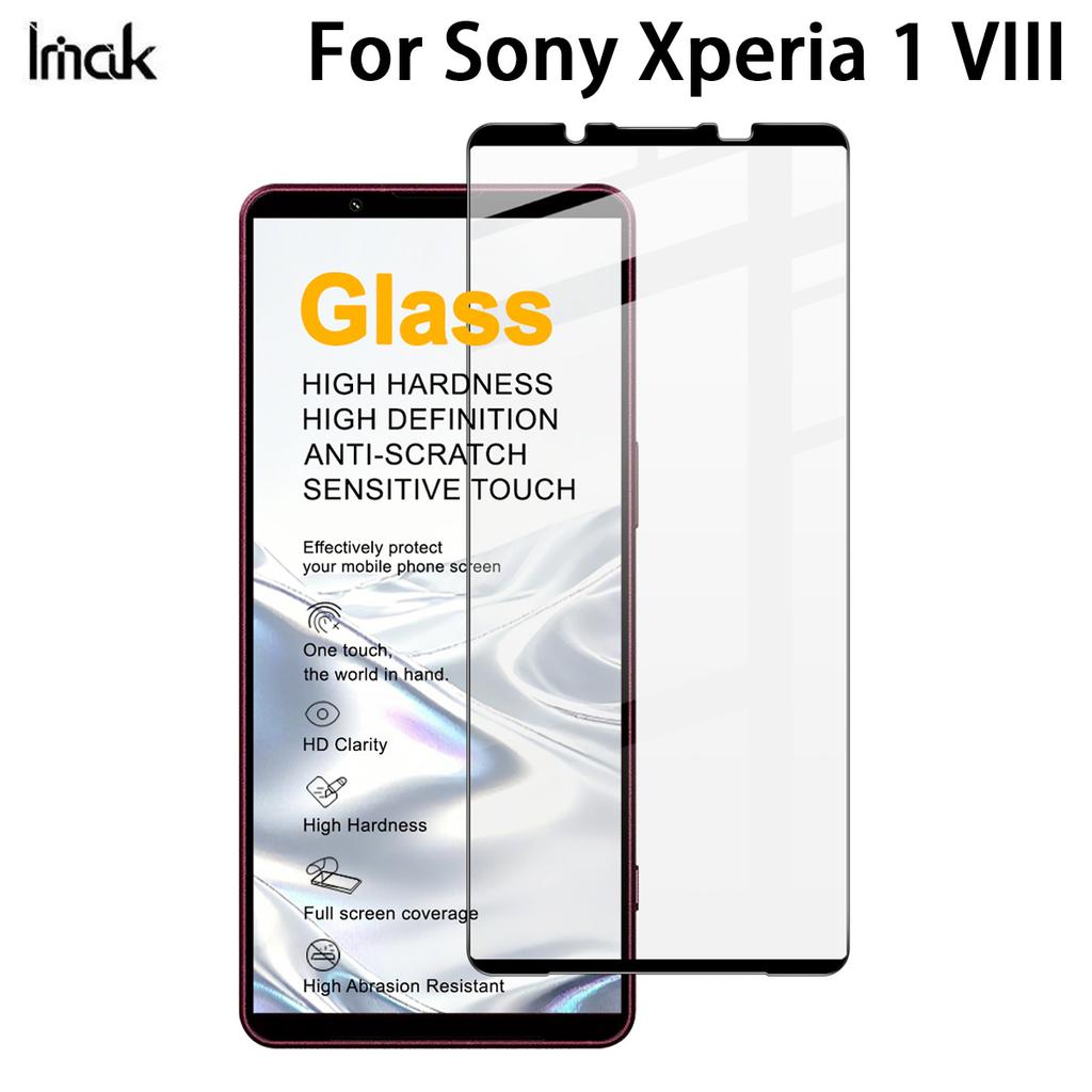 Per Sony Xperia 1 VIII Pellicola in Vetro Temperato IMAK Copertura Totale Serie Pro+