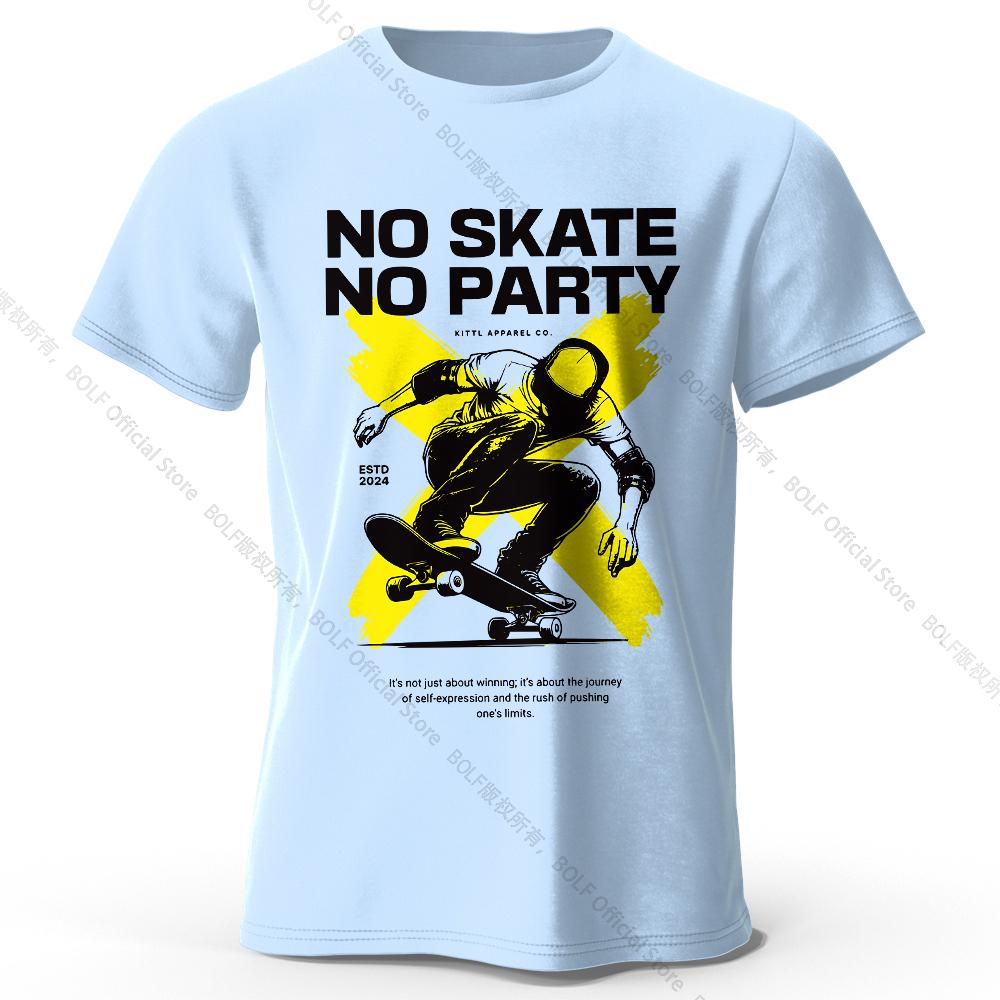 Skateboard Grafik T-Shirt 100% Baumwolle Urban Streetstyle Tee für Männer und Frauen Lässige Skatewear