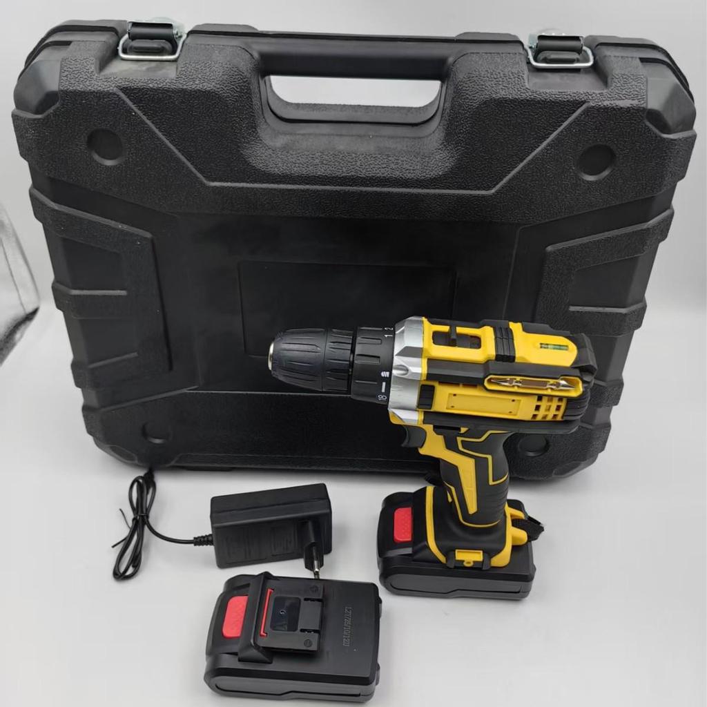 21V Yellow DW Style Rechargeable Lithium Battery Multi-purpose Electric Drill