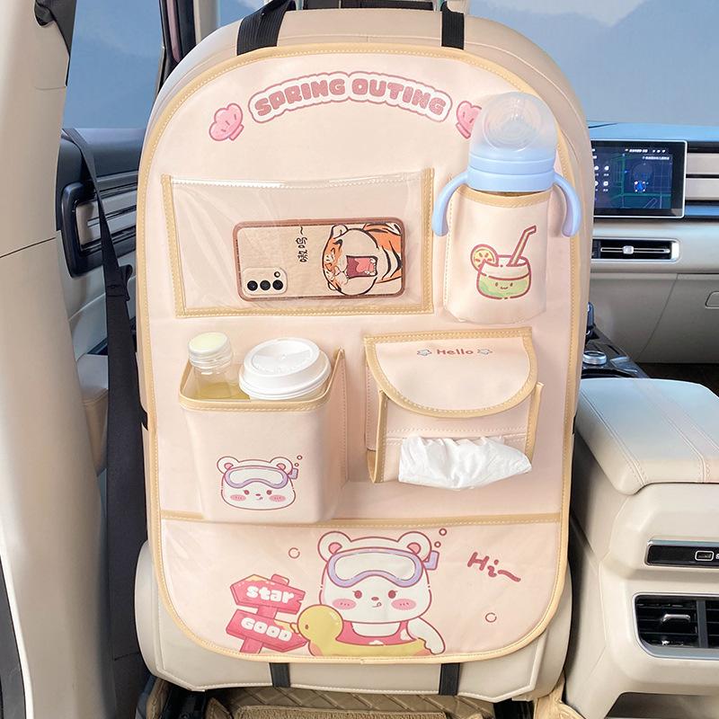 Organizer na tylne siedzenie samochodowe Podkładka chroniąca przed kopaniem Tylna podkładka chroniąca siedzenie przed zużyciem Samochodowa podkładka chroniąca przed zabrudzeniami Uniwersalna torba do przechowywania na oparcie samochodowe