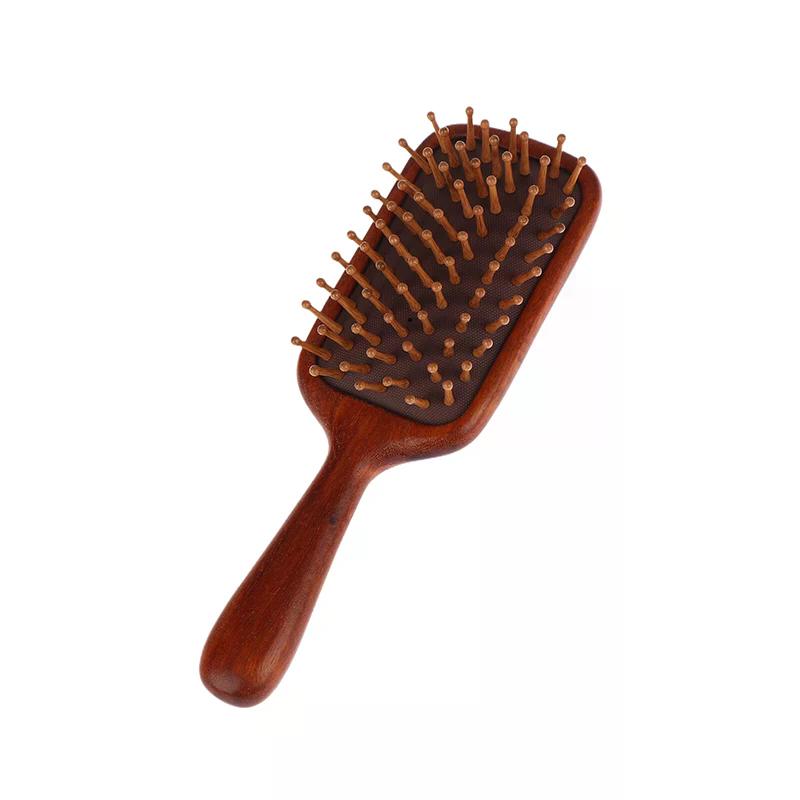 Large Square Airbag Massage Comb Portable Hairdressing Sandalwood Air Cushion Comb Professional Salon Hairdressing Comb