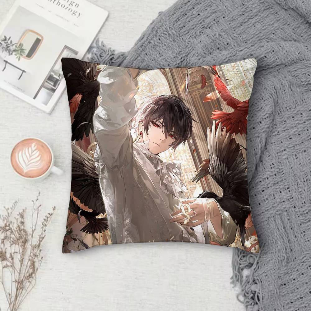 

Time Travelers Diary Doublesided Printed Square Pillow Cover Decorative Cushion Cover for Sofa Bedroom Bedside 30X30cm