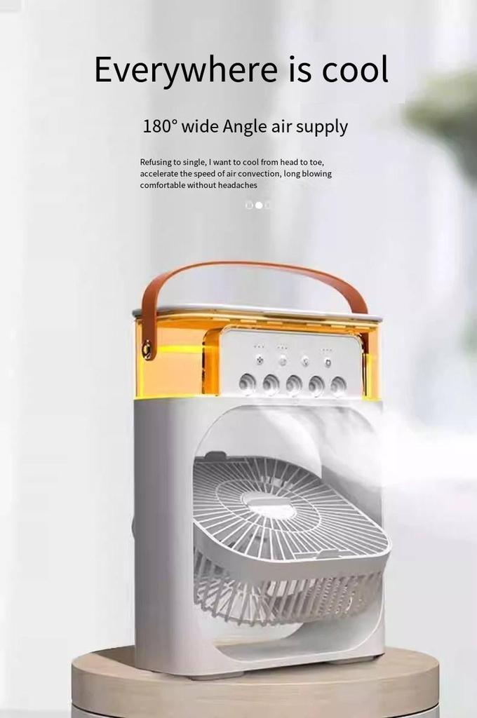 Desktop Atomizing Five-Hole Spray Fan and Humidifier for Home, Office, or Dorm