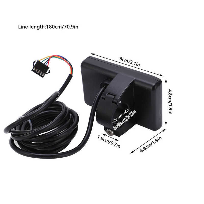 36/48V 500/750W 22A 9 Tube Electric Bike Brushless Controller Kit with LCD 866 Display Meter Electric Conversion Kit