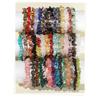 Natural Crystal Agate, Colorful Crushed Stone, Elastic Bracelet, Irregular, European and American Jewelry