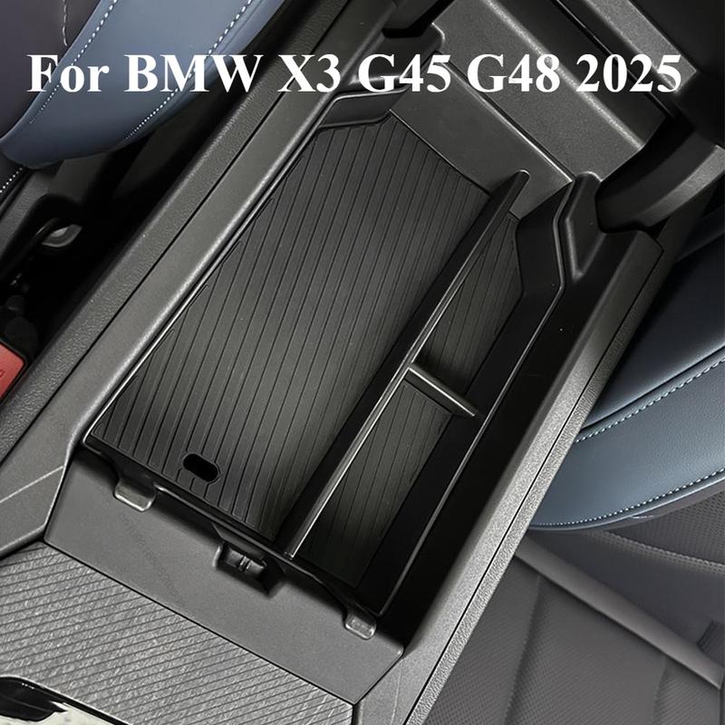 Car Storage Box For BMW X3 G45 G48 2025 Anti-slip Dashboard Armrest Organizer Tray Center Console Box Auto Accessories